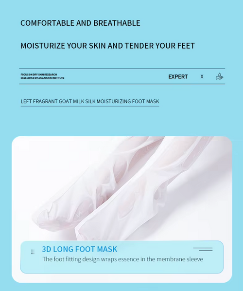 HeelGlow Exfoliating Foot Mask Sock