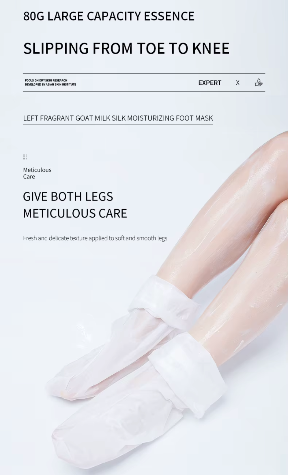 HeelGlow Exfoliating Foot Mask Sock