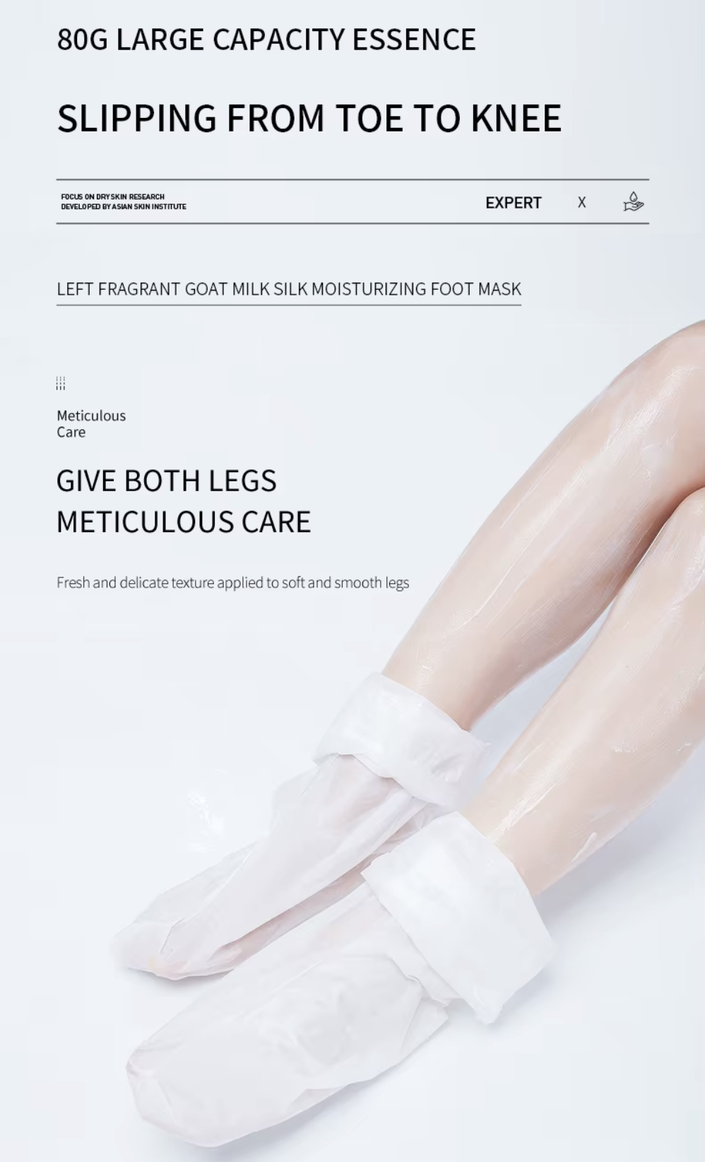HeelGlow Exfoliating Foot Mask Sock