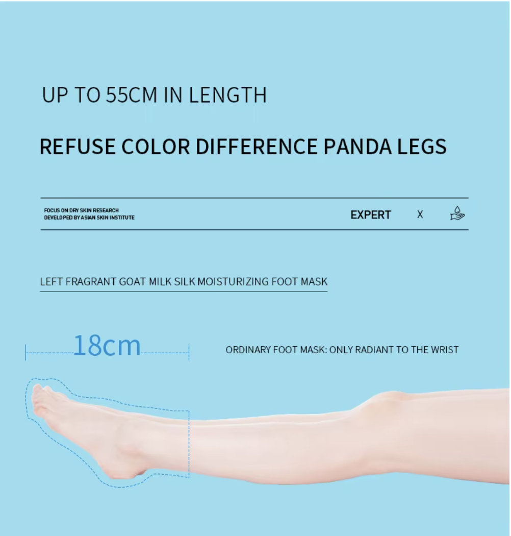 HeelGlow Exfoliating Foot Mask Sock